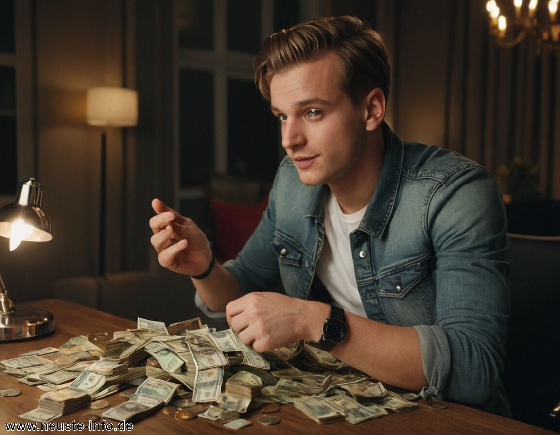 Schätzungen: Vermögen zwischen 300000 und 800000 Euro   - Tanzverbot Vermögen » Wie viel bringt YouTube Ruhm